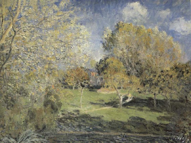 Alfred Sisley The Park Norge oil painting art